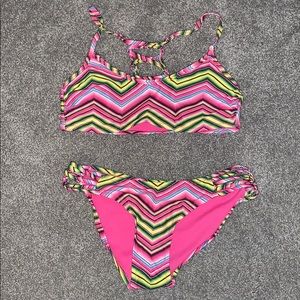 Patterned ZigZagged Bikini